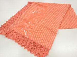 レース絞り枝花模様ショール